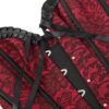 oyhooo-foshan-251-12 Ruffle-Trim Lace-Up Bustier